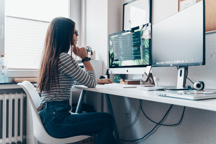 Bureau pour télétravail